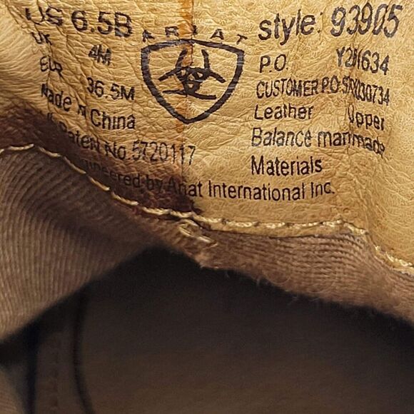 Ariat Clog Shoe Womens Santa Cruz Womens 6.5 Leather Black 93905 Equestrian - Picture 6 of 9